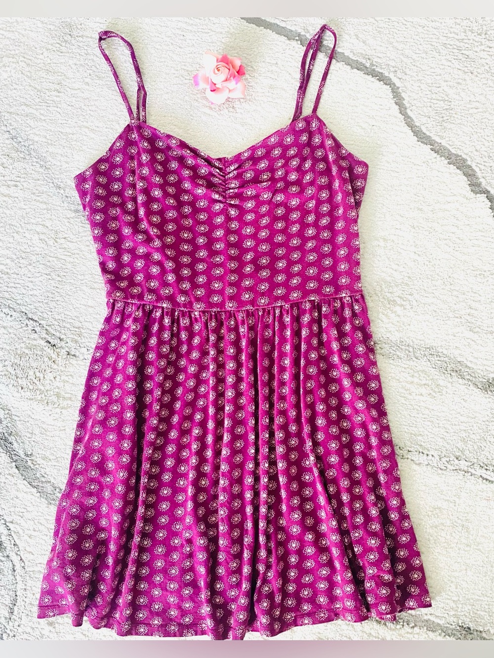 💕Pretty Boho Print Summer Dress SZ L